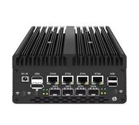 Mini PC 8505 Fanless DDR5 M.2 Nvme 4 i226 2.5G LAN, USB, HDMI, DP, Type C, X710 4x10G SFP+, WiFi, Micro Router, AES-NI, OPNsense, No RAM without SSD