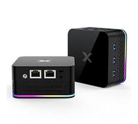 Mini PC 8GB RAM LPDDR5 256GB ROM SSD,Small Computer Builtin Intel 12th Gen N95(up to 3.4Ghz) 4C/4T,Desktop PC with Dual WiFi Bluetooth 4.2 HDMI 4K@60Hz USB 3.1 RGB Light Adjustable Gigabit Ethernet