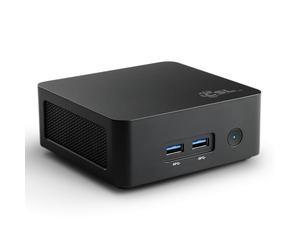 Mini PC CSL Narrow Box Black Windows 11 Pro, Intel N100 4X 3400 MHz Turbo Clock, 500 GB M.2 SSD, 16 GB DDR4 RAM, Intel UHD Graphics, HDMI 2, USB 3.2, BT 5.2, AX WLAN