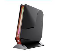 Mini PC, Intel Core I7-8750H Gaming Computer with Nvidia GTX1050 RGB Lights Mini Computer, 16GB DDR4 512GB NVMe SSD, 4K Triple Display/WiFi 6/BT 5.2/1G LAN, Windows 11 Pro Desktop PC, Black