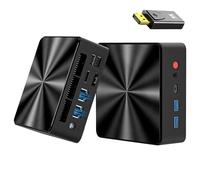 Mini PC, Intel Twin Lake N150 (Beat N100/N95, up to 3.6GHz), 16GB DDR4 RAM 512GB M.2 SSD Dual LAN, Mini Desktop Computers Windows 11, 4K Triple Display, Type-C/WiFi 6/BT5.2/Micro PC for Home Office