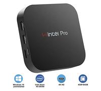 Mini PC W8 Pro Intel x5-Z8350 HD Graphics Fanless Mini Desktop Computer Windows 10 Pro 64-bit,4GB/64GB 4KHD Dual Band WiFi AC/Bluetooth 4.0