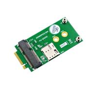 Mini PCI-e to M.2 Adapter M.2 NGFF to Mini PCI-e Adapter M.2 Key B to Mini PCI-e Adapter for GSM 5G 4G 3G LTE Module with Nano SIM Card Slot