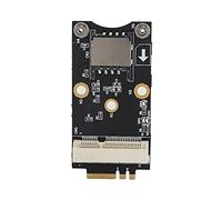 Mini PCI-E to M.2 WiFi Adapter, 3G/4G/WiFi Mini PCI-E to M.2 (NGFF) A/E Key Adapter with SIM Card Slot(6 Pin/8 Pin), for Desktop or Embedded System