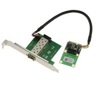 KALEA-INFORMATIQUE Mini PCI EXPRESS MiniPCIe card - 1 SFP LAN GIGABIT ethernet PORT with Intel I210 Chipset