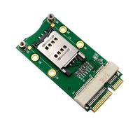 Mini PCIe Adapter with Card Slots for 3G/4G WWAN LTE Card Self Resilient Card Holder Laptop Replacement