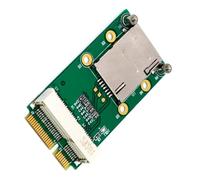 Mini PCIe Adapter with Card Slots for 3G/4G WWAN LTE Card Self Resilient Card Holder Laptop Replacement