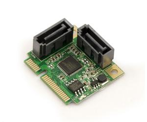 Mini PCIe Card - SATA 3.0 - 2 Ports - Mini PCI Express - Half Size