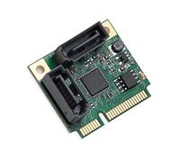 Mini PCIe to SATA III 2 Ports Raid Adapter Card ASMedia 1061R for Ipfs MINING and Adding SATA 3.0 Devices