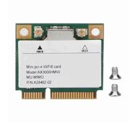 Mini PCIe WiFi6 Wireless Bluetooth NIC 3000Mbps Extreme Dual Band 2.4G 5GHz Adaptive NIC Adapter Support 802.11ax ac