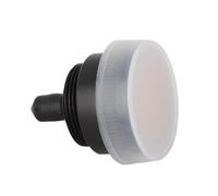 Mini Peanut Prism Replacement, Optical Glass Peanut Prism for Total Station, 1in Diameter ABS Shell Prism with Clear Grooves, Durable Surveying Tool for Tunnels Subways Mines Highw