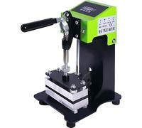 Mini Pen Heat Press Machine 2.4"x4.7" Portable Double Heating Manual Transfer Presser with LCD Controller for Sublimation Printing on Pens
