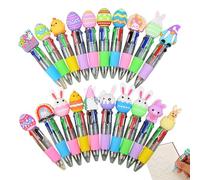 Mini Pen Multicolor - 20 Piece Easter Pen Set | 4-in-1 Multi-color Writing Tools For Kids School Rewards, Birthday And Holiday Party Favors