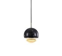 Mini Pendant Lighting in Modern and Simple Round Shape, Creative Marble Material Crystal Glass Decoration Chaner, Electroplating Process Led Household Hanging Lamp, Bedside Droplight,a (B)