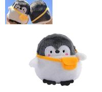 Mini Penguin Coin Purse,Penguin Messenger Plush Coin Purse Wallet,Cartoon Animal Bag,Small Cash Shape Me Purse Change Zipper