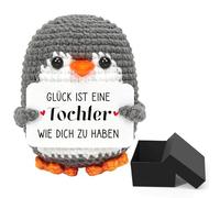 Mini Penguin Gifts for Daughter, Children's Day, Best Daughter Birthday Gifts from Mum Dad, Pocket Hug Penguin Doll, Children's Gift for Christmas, New Year's Eve, Easter Advent Calendar