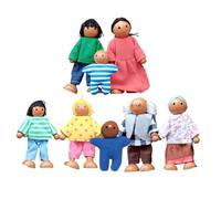 Mini People Figures - Adorable Character Set, Mini Family Play Figures, Lightweight Decorative Toy Pieces, Realistic Detail Design | Suitable For Kid Boys Girls Children Kindergarten Birthda