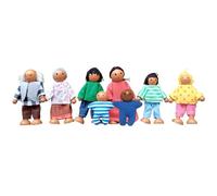 Mini People Figures - Lightweight Resin Crafted Tiny Character Set, Realistic Family Simulation Toys, Creative Role Acting Playtime Accessories Interactive Development | Kit For Classroom Act