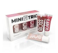 Mini Peptide Lip Gloss Trio | Hydrating, Non-Sticky Lip Gloss | Enriched with Passionfruit Oil & Argireline to Smoothen, Even & Soften Lips | Vegan | Shades: Emerging, Living, Giving