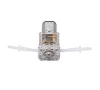 Mini Peristaltic Pump, 6 Rollers Structure 1ml/min 0.001m Lift Transparent Shell Compact Low Consumption Micro Liquid Dosing Pump for Medical Device (G10 6V)