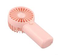 Mini Personal Fan Quiet Operation, Adjustable Angle Lightweight Design AAA Battery-Powered Cooling Tool, For Indoor Outdoor Use White Green Pink Options(Pink)