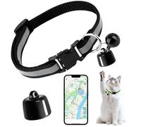 Mini Pet Tracker for Cats and Dogs, Smart GPS Cat Tracker, No Monthly Fee, No SIM Required, Compatible with iOS/Android, Global Tracking Device for All Cats Dogs and All Collars
