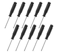 Mini Phillips Screwdriver, 2.5mm Small Screwdriver, Phillips Screwdriver with Black Non-Slip Handles, 3.7 Inch Total Length, Pocket Tool Set for Small Devices, Watches