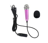 Mini Phone Microphone with Earphone Jack - Handheld Karaoke | Aluminum