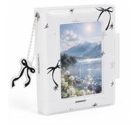 Mini Photo Album 40 Pockets, Instax Mini Film & Photocard Holder Book | Compact mini photocard binder with 40 clear pockets, perfect for Instax Mini photos, trading cards, K-pop photocards