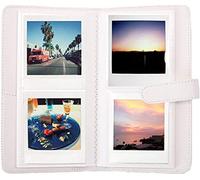 Mini Photo Album for Fujifilm Instax Square SQ6, 80 Premium PU Leather Pockets for Instax Square Camera SQ1/SQ10/SQ20/SQ6 and Polaroid Share-SP-3 Printer White