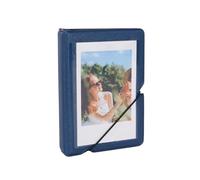Mini Photo Album with 28 Pocket for Fujifilm Instax Mini 12 11 99 90 40 9 8 7 EVO LiPlay 2x3 Inch Pictures Films,Kpop Photocard Holder Albums for 54x86mm Pictures (Blue)