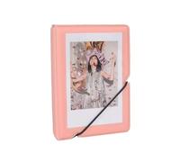 Mini Photo Album with 28 Pocket for Fujifilm Instax Mini 12 11 99 90 40 9 8 7 EVO LiPlay 2x3 Inch Pictures Films,Kpop Photocard Holder Albums for 54x86mm Pictures (Pink)