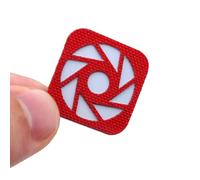 Mini Photo Camera Shutter Aperture Diaphragm Cat Eye Patch Hook Backed for Photographers Camera Bags Backpacks EDC Gear Hats
