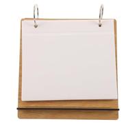 Mini Photo Frame Display Desk 96pcs Khaki Wood Metal Plastic | Nail Salon Sticker Album Stand, Photo Holders for Photo or Nail Art Sticker, Easy to Carry