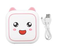 Mini Photo Printer, Cute Design Portable Quick Printing Remote Mobile Thermal Printer for Flashcards Journal Photos Notes (Pink)
