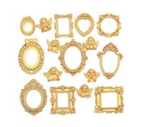 Mini Picture Frames,Vintage Miniature Display - Small Gold Frames - For Boys Girls Daughter Cousin Niece Family Friends