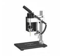 Mini Pillar Drill, 200W Benchtop Drill Press with 7 Speeds & Bench Vise, 0.3-4mm Chuck, 50mm Stroke, 10000 RPM, for Metal, Wood & PVC Drilling