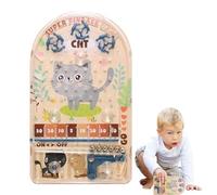 Mini Pinball Machine - Durable Lightweight Pocket Size, Multiple Skill Levels Quick Play, Classic Style Fun Game Bringing Joy Entertainment | Gadget for Children Adults Parties