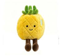 Mini Pineapple Plush Doll,Funny Cute Mini Fruit Pineapple Plush Doll,Stuffed Pineapple Soft Pillow Toy,Pineapple Knitted Plush Dolls,For Boys And Girls Birthday Collectable Plush Decoration,Yellow