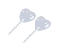 Mini Pipette Cupcake Pipette 400Pcs Heart Shape Droppers 4ml Plastic Pipettes for Cupcake Chocolate Decoration