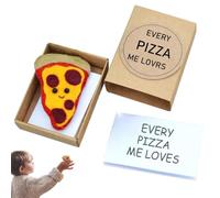 Mini Pizza Toys Cute Plush Felt Halloween Small Decoration Doll