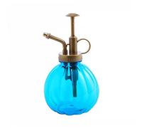 Mini Plant Mister Vintage Style Decorative Water Spray Bottle with Top Pump Small Watering Can for Indoor Potted Plants 1Pc Blue Vintage Glass Plant Atomizer One Hand Watering Can Water Spray Bottle C