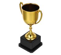 Mini Plastic Gold Trophy Cup for Sports Award Presentations | Bright Golden Finish, Easy Personalization with Stickers, Sl ontemporary Look, for Winners, Teams, Field Day