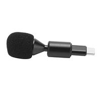 Mini Plug-Play Microphone Type C Portable Lavalier for Interviews and Recording Devices Black 1 Piece