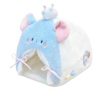 Mini Plush Cradle - 10x10x20cm Short Plush PP Cotton Doll Furniture, Soft Toy Bed | Decorative Sleeping Accessory, Adorable Resting Piece for Nursery Room Display