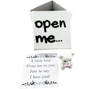 Mini Plush in Box Deliver a message affection curated beautifully this with gift hug pocket box i bear miss hug little worry Box long cute box mini pocket you you small boyfriend Bear hat be