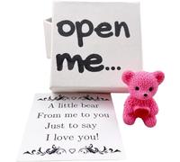 Mini Plush in Box Deliver a message affection gift this with curated beautifully bear hat support bear miss For a handmade stuffed bears my her/him, my pocket pocket boxes little gift little