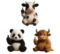 Mini Plush,Living Room Ornaments Cute Cute Plush Soft And Cuddly Home Decor Accessories Living Room Soft And Cuddly Decor Middle Finger Waffle Dog Mini House Unique Soft Toys for Kids Girls