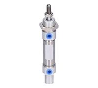 Mini Pneumatic Air Cylinder with Stainless Steel Piston Rod and 20mm Bore for Reciprocating Motion Equipment - Model MI20x25 - Industrial Automation Component for Linear and Swing (MI20*175)