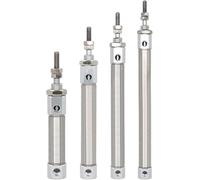 mini Pneumatic Single Rod, CDJ2B Pneumatic Cylinder Double Acting Single Rod 10-16mm Bore 10-50mm Stroke(Stroke 20 Mm,CDJ2B12)